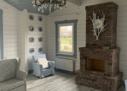 Камин с открытой топкой