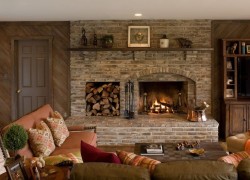 Камин с открытой топкой