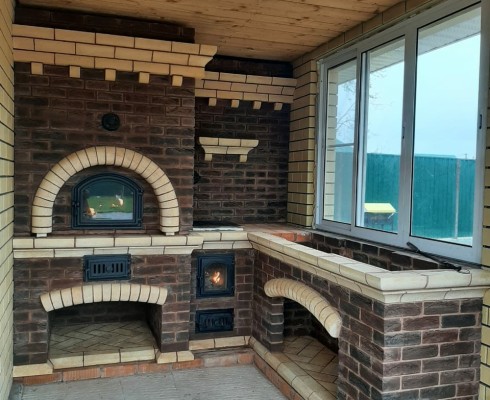 Печные комплексы. Работы Алексея и Александра Муханова